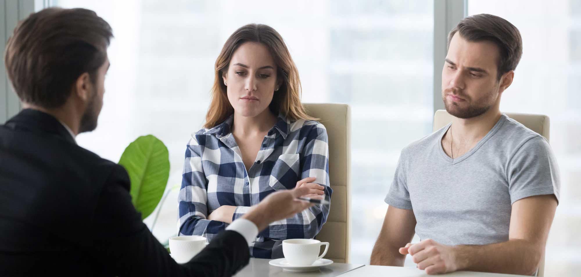 Dissatisfied Couple Unhappy With Houses Offered By Realtor